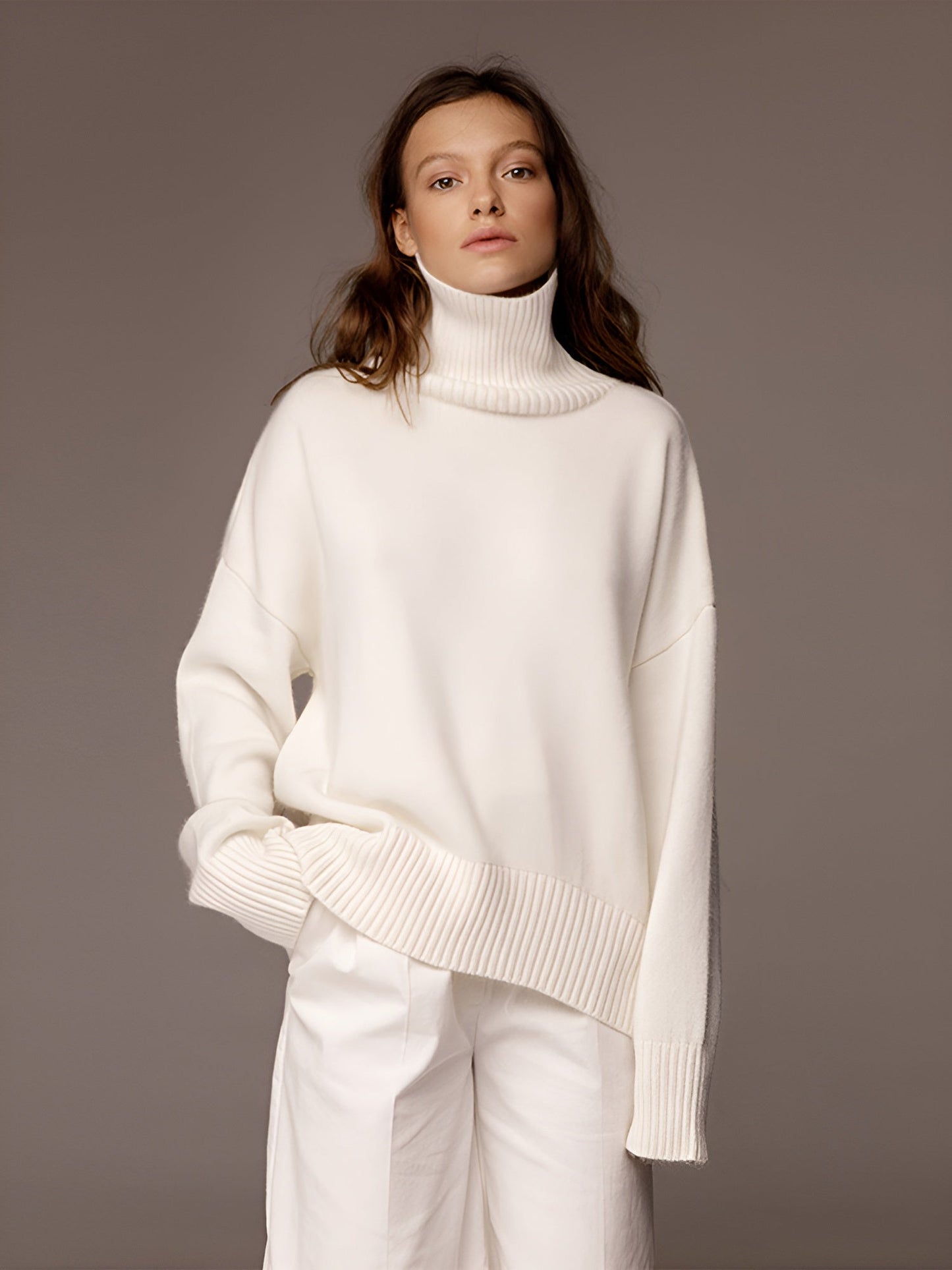 AVERY | WOMEN'S OVERSIZED SWEATER | TURTLENECK