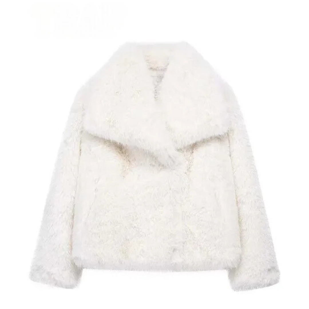 ADDISON | WOMEN'S FLUFFY LIGHTWEIGHT COAT | SHORT