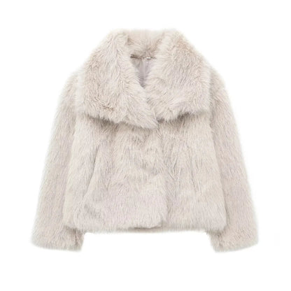 ADDISON | WOMEN'S FLUFFY LIGHTWEIGHT COAT | SHORT