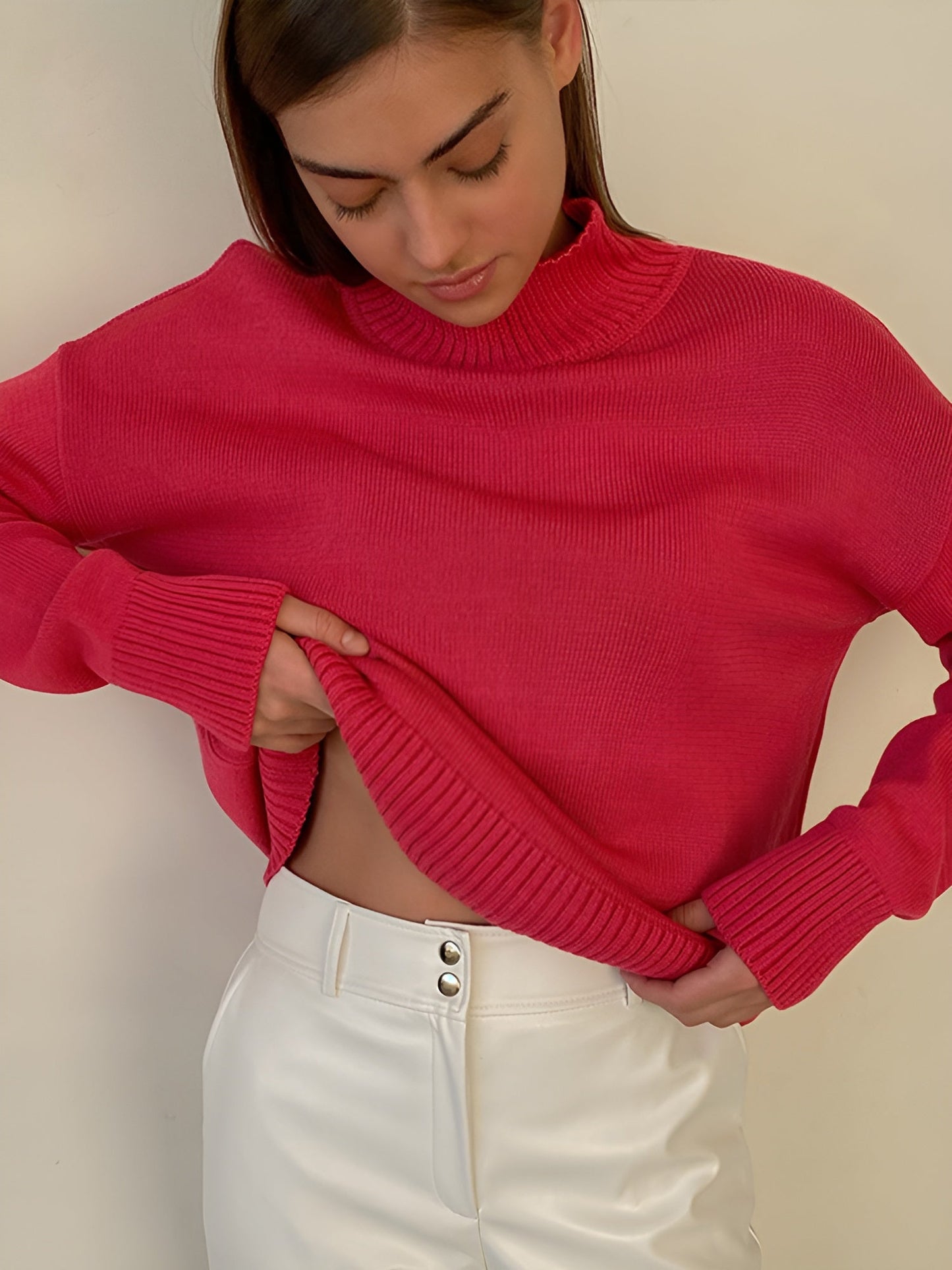 AVERY | WOMEN'S OVERSIZED SWEATER | TURTLENECK