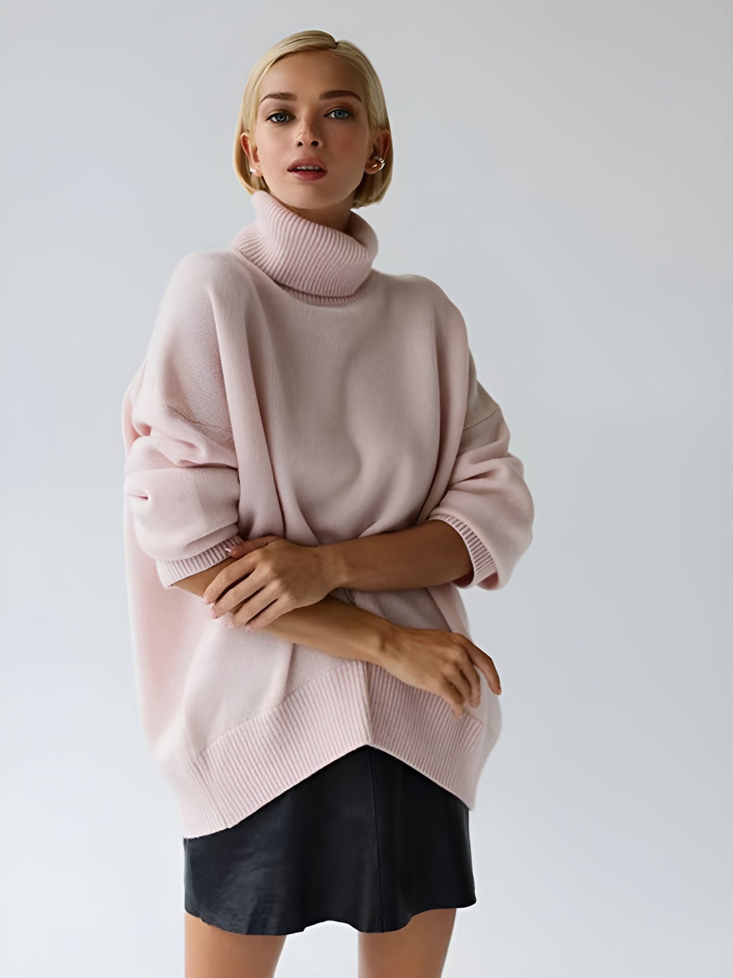 AVERY | WOMEN'S OVERSIZED SWEATER | TURTLENECK