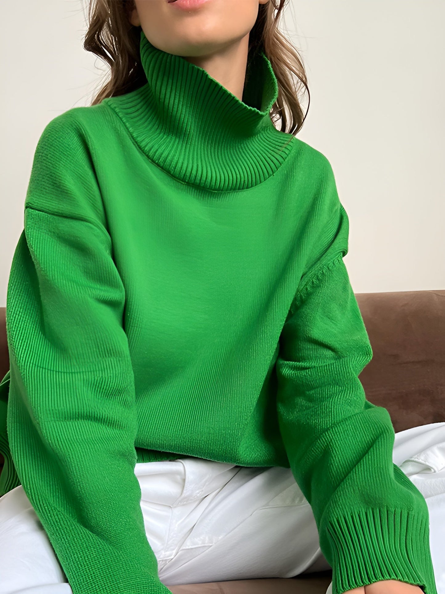 AVERY | WOMEN'S OVERSIZED SWEATER | TURTLENECK