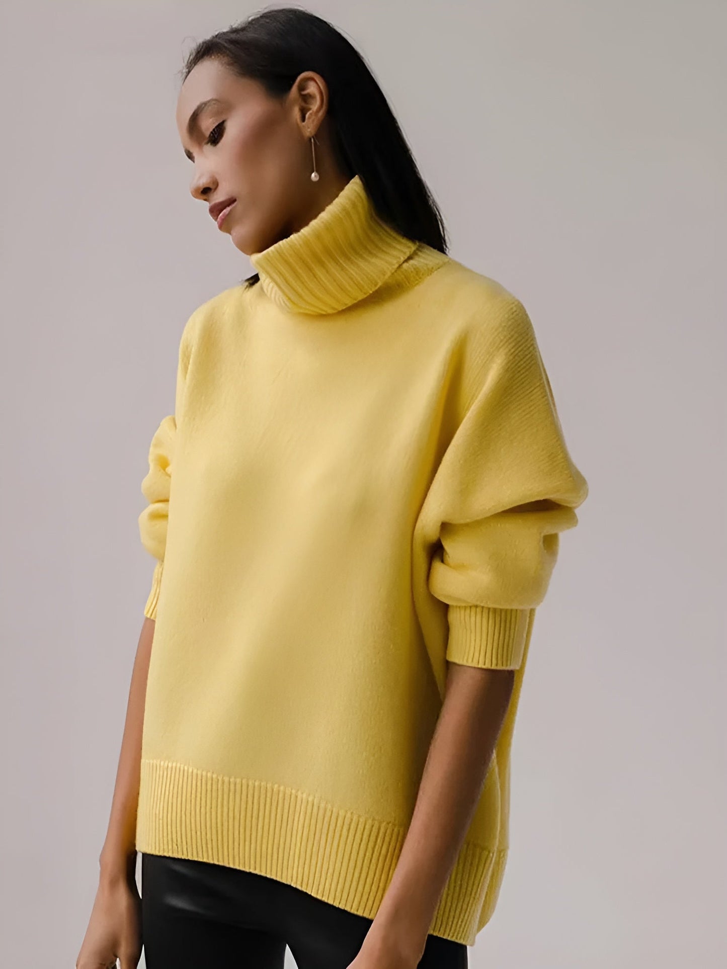 AVERY | WOMEN'S OVERSIZED SWEATER | TURTLENECK